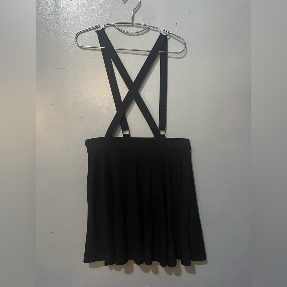 Black Skirt with suspenders